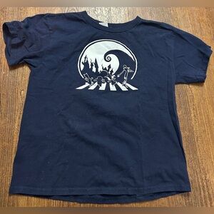 Nightmare Before Christmas on Abbey Road Shirt